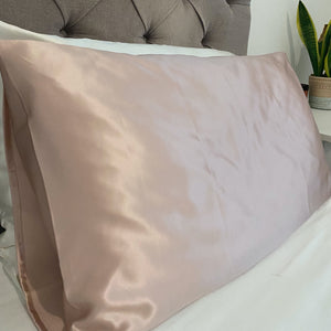Blush Pink Mulberry Silk Pillowcase UK