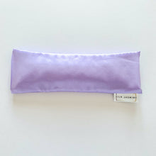 Load image into Gallery viewer, Lavender filled silk eye pillow hand made in the UK from Mulberry silk
