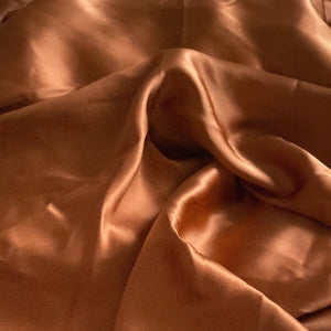 Copper Mulberry Silk Eye Pillow UK