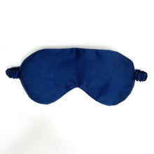 Load image into Gallery viewer, navy silk sleep mask
