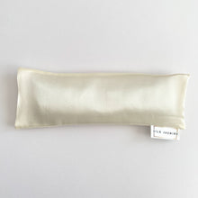 Load image into Gallery viewer, Ivory Mulberry Silk Eye Pillow UK
