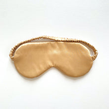 Load image into Gallery viewer, Champagne Mulberry Silk Eye Mask UK
