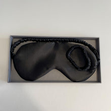 Load image into Gallery viewer, Mulberry Silk Sleep Mask with Matching Bracelet Band
