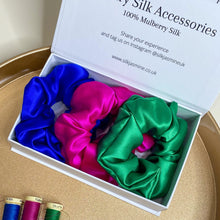 Load image into Gallery viewer, Silk Scrunchie Gift Set Trio
