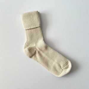 Ivory Cashmere Socks