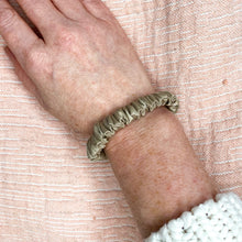 Load image into Gallery viewer, Champagne Silk Skinny bracelet hairbands

