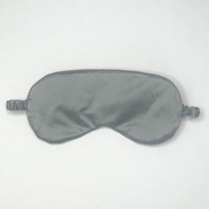 grey silk sleep mask