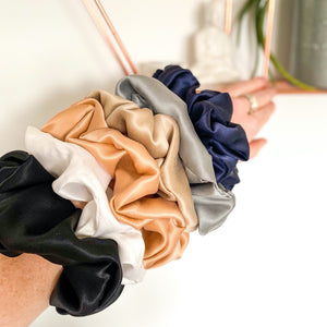 Extra Large Mulberry Silk Scrunchies
