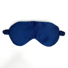 Load image into Gallery viewer, Navy Silk Eye Mask
