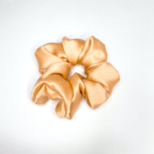 Load image into Gallery viewer, Rose Gold maxi Silk Scrunchie
